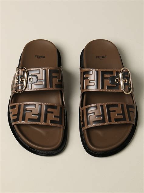 fendi dress sandals|fendi women's flat sandals.